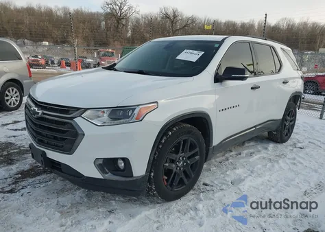 2020 Chevrolet Traverse Awd Premier z USA, uszkodzony, nr VIN 1GNEVKKW9LJ161828